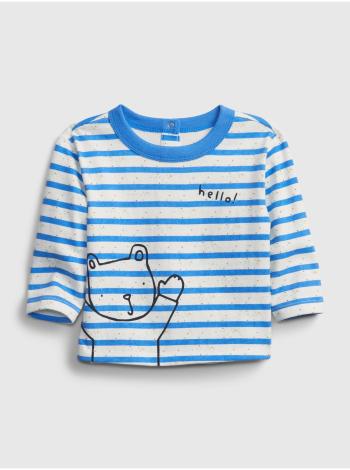 Baby tričko stripe t-shirt Modrá