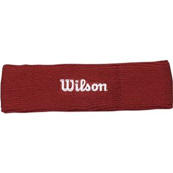 Wilson headband červená/biela veľ. UNI (883813997596)