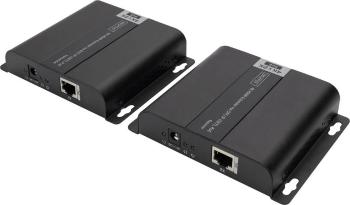 Digitus DS-55124 1 port HDMI Extender Set extender cez sieťový kábel, kovový ukazovateľ, pripravené pre Ultra HD, s diaľ