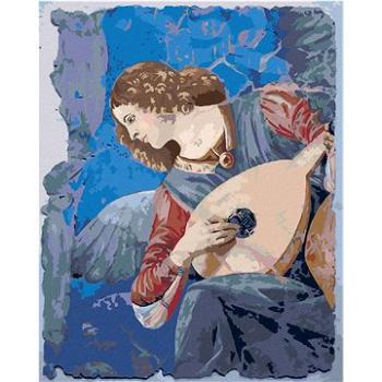 Maľovanie podľa čísiel – Anjel hrajúci na lutne (Melozzo da Forli) (HRAbz33488nad)