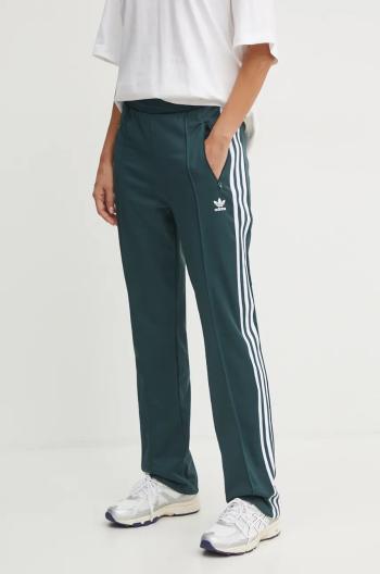 Tepláky adidas Originals zelená farba, vzorované, IY2226