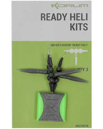 Korum montáž ready heli kits 3 ks