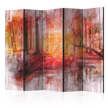 Paraván Autumnal Forest Dekorhome 225x172 cm (5-dielny)