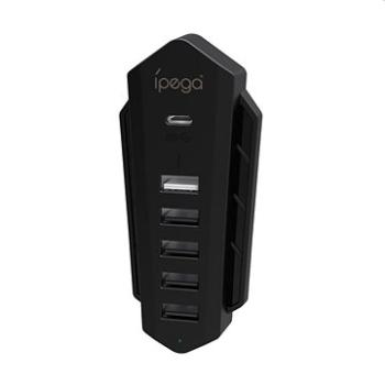 iPega P5036 USB/USB-C HUB pre PS5 6v1 Black (PG-P5036)