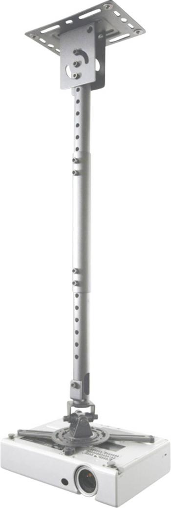 Neomounts by Newstar BEAMER-C100SILVER stropný držiak na projektor sklápajúci, otočný Vzd. krajiny-strop (max.): 83 cm