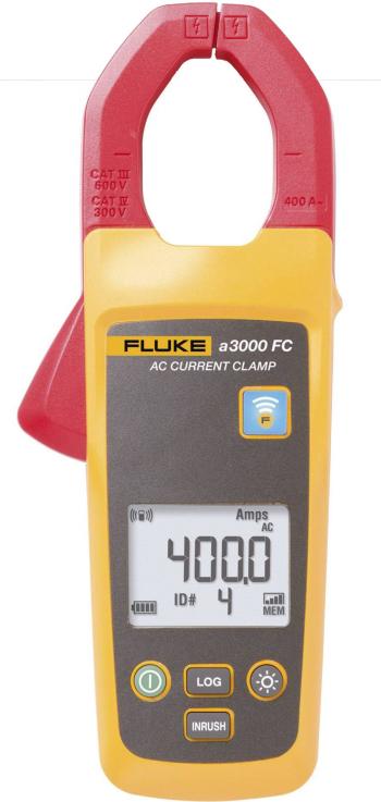 Fluke FLK-a3000 FC prúdové kliešte  digitálne/y datalogger CAT III 600 V Displej (counts): 4000