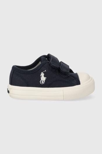 Detské tenisky Polo Ralph Lauren tmavomodrá farba