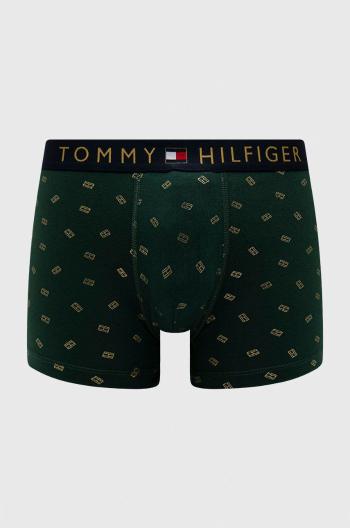 Set boxeriek a ponožiek Tommy Hilfiger zelená farba