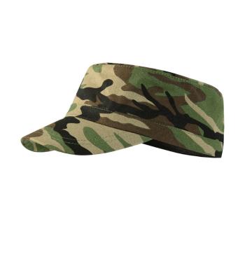 MALFINI Šiltovka Camo Latino - Maskáčová hnedá | uni