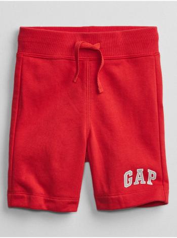 Detské kraťasy GAP Logo v short pull-on shorts Červená
