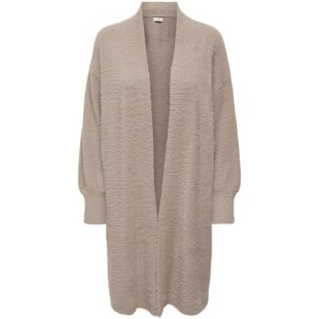 Jacqueline De Yong  JDYJOLA L/S LONG CARDIGAN KNT 15292893  Vesty bez rukávov/Cardigany Béžová