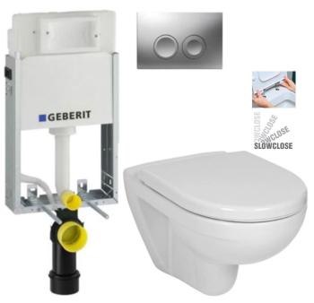 GEBERIT KOMBIFIXBasic vr. matného tlačidla DELTA 25 + WC JIKA LYRA PLUS + SEDADLO duraplastu SLOWCLOSE 110.100.00.1 21MA LY5