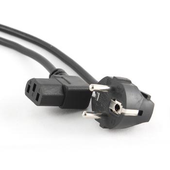 Kabel CABLEXPERT PC-186A-VDE síťový  1,8m VDE 220/230V napájecí, pravoúhlý konektor