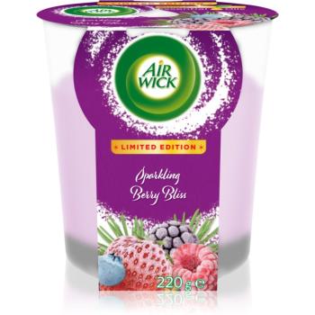 Air Wick Essential Oils Sparkling Berry Bliss XXL vonná sviečka 220 g