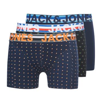 Jack & Jones  Boxerky JACHENRIK X 3  Modrá