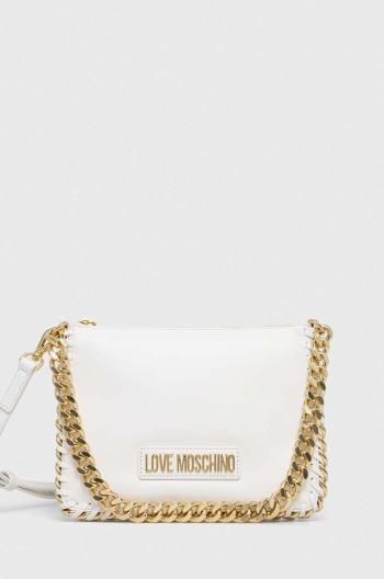 Kabelka Love Moschino biela farba