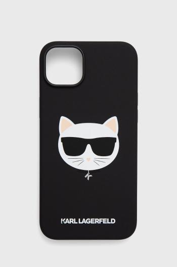 Puzdro na mobil Karl Lagerfeld Iphone 14 Plus 6,7" čierna farba