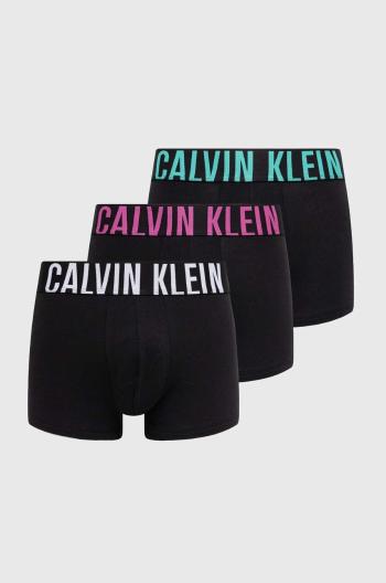 Boxerky Calvin Klein Underwear 3-pak pánske,čierna farba,000NB3608A