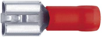 Klauke 8201A faston zásuvka  Šírka zástrčky: 2.8 mm Hrúbka konektora: 0.8 mm 180 ° čiastočne izolované červená 1 ks