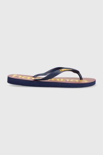 Žabky Havaianas TOP LOGOMANIA pánske, tmavomodrá farba, 4145741.0555