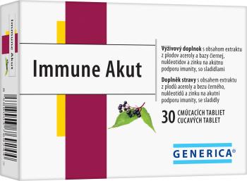 Generica Immune Akut cmúľacie tablety 30 ks