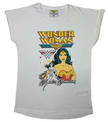 EPlus Dievčenské tričko - Wonder Woman biele Veľkosť - deti: 134