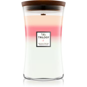 Woodwick Trilogy Blooming Orchard vonná sviečka 609,5 g