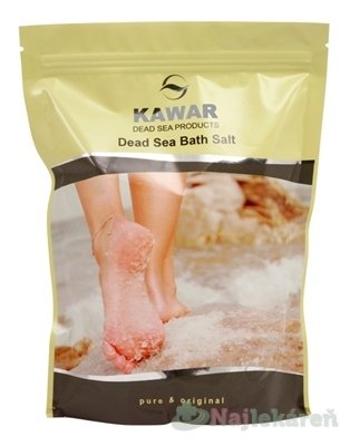 Kawar Kúpeľová soľ z Mŕtveho mora 600g