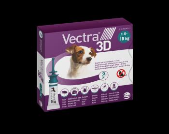 Vectra 3D Spot-on pre psy S (4–10 kg) 3 x 1.6 ml