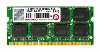 TRANSCEND SODIMM DDR3 4GB 1333MHz 256Mx8 CL9