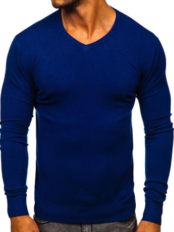 Modrý pánsky sveter s Včkom Bolf YY03