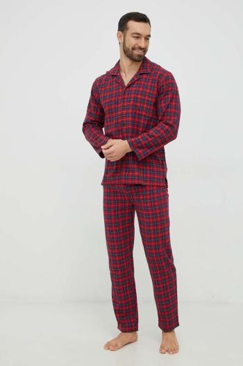 Bavlnené pyžamo Tom Tailor , červená farba, vzorovaná