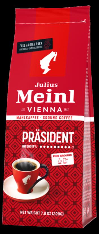 JULIUS MEINL Präsident Fine Ground, Mletá káva 220 g