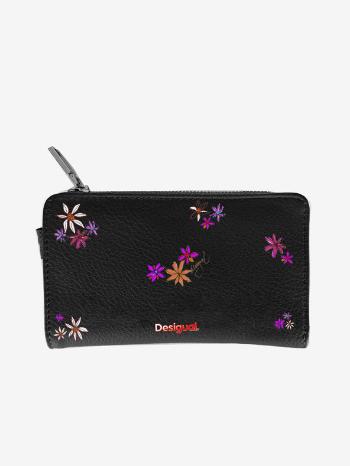 Desigual Flor Yvette Emma 2.0 Maxi Peňaženka Čierna