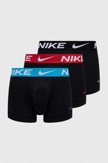 Boxerky Nike 3-pak pánske, čierna farba