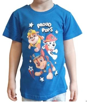 Setino Chlapčenské tričko - Paw Patrol, svetlomodré Veľkosť - deti: 110