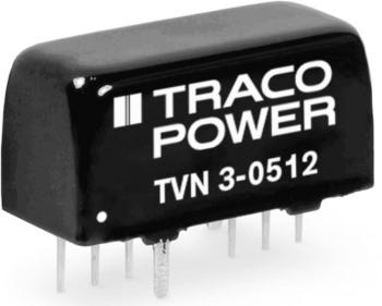 TracoPower TVN 3-1222 DC / DC menič napätia, DPS 12 V/DC  125 mA 3 W Počet výstupov: 2 x