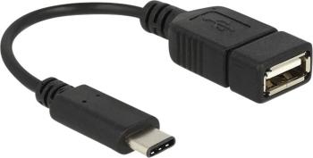 Delock #####USB-Kabel USB 2.0 #####USB-C™ Stecker, #####USB-A Buchse 15.00 cm čierna