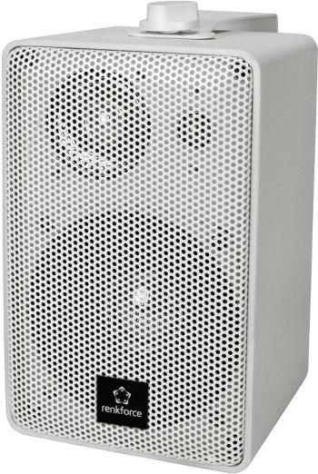 Reproduktor RENKFORCE RL100W WH, 100 W, 90 - 20000 Hz, 1 pár, biela