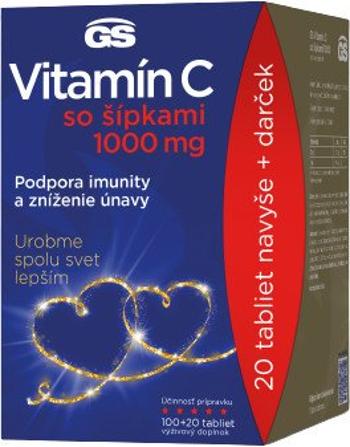 GS Vitamín C1000 + šípky - darčekové balenie 120 tabliet
