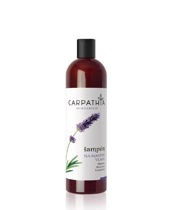 Prírodný šampón na mastné vlasy CARPATHIA 350 ml