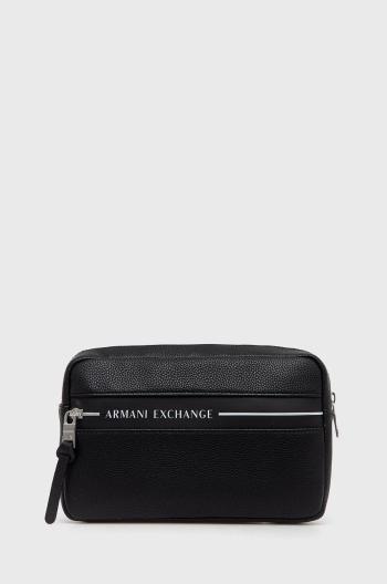 Ľadvinka Armani Exchange čierna farba