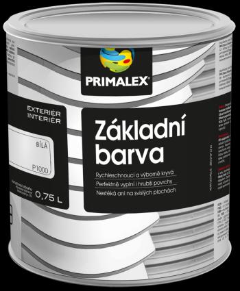 Primalex - základná farba na drevo 1000 - biela 5 l