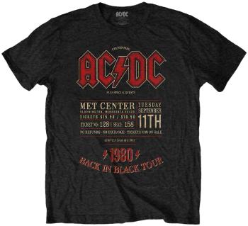 AC/DC Tričko Minnesota Black L