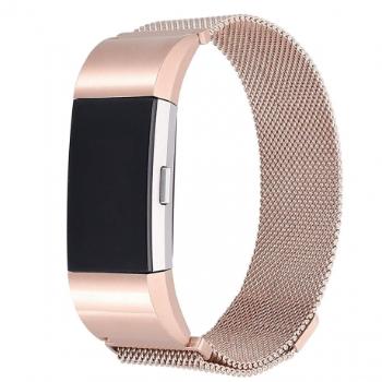 Fitbit Charge 2 Milanese (Large) remienok, Rose Gold (SFI001C03)