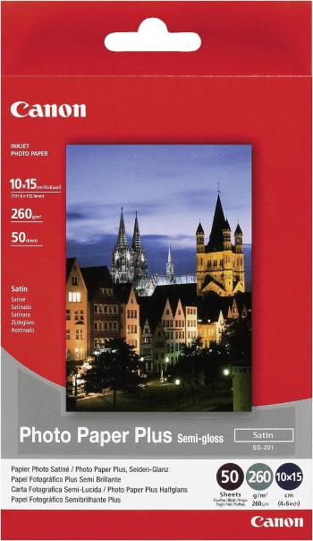 Canon Photo Paper Plus Semi-gloss SG-201 1686B015 fotografický papier 10 x 15 cm 260 g/m² 50 listov hodvábne lesklý