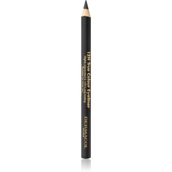 Dermacol True Colour Eyeliner dlhotrvajúca ceruzka na oči odtieň 08 Black