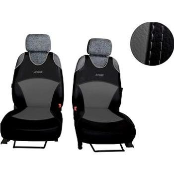 SIXTOL Active Sport Alcantara, súprava pre dve sedadlá, sivé (AME27695)