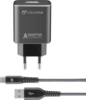Cellularline  TETRACHSMKIT15WTYC USB nabíjačka do zásuvky (230 V)  1 x USB 2.0 zásuvka A