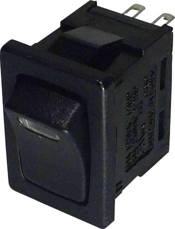 TRU COMPONENTS kolískový spínač TC-R13-66L-02 LED 12V/DC 250 V/AC 6 A 1x vyp/zap  s aretáciou 1 ks